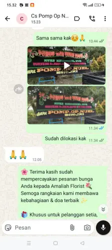 Testimonial Papan Bunga cipancur